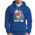 Santa Jaws Shark Christmas At The Beach Hoodie - Wonder Print Shop