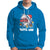 Santa Jaws Shark Christmas At The Beach Hoodie - Wonder Print Shop