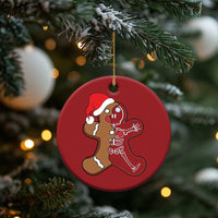 Funny Christmas Gingerbread Skeleton X-Ray Tech Nurse Christmas Ornament - Wonder Print Shop