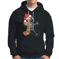 Christmas Hoodie Gingerbread Skeleton X-Ray Tech Nurse - Wonder Print Shop