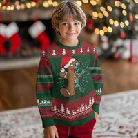 Funny Christmas Gingerbread Skeleton X-Ray Tech Nurse Ugly Christmas Sweater - Wonder Print Shop