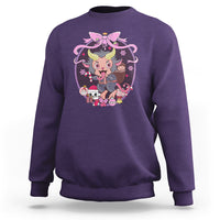 Kawaii Pastel Krampus Cute Creepy Christmas Sweatshirt - Wonder Print Shop