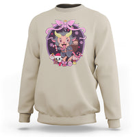 Kawaii Pastel Krampus Cute Creepy Christmas Sweatshirt - Wonder Print Shop