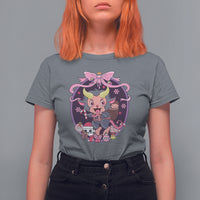 Kawaii Pastel Krampus Cute Creepy Christmas T Shirt For Women - Wonder Print Shop