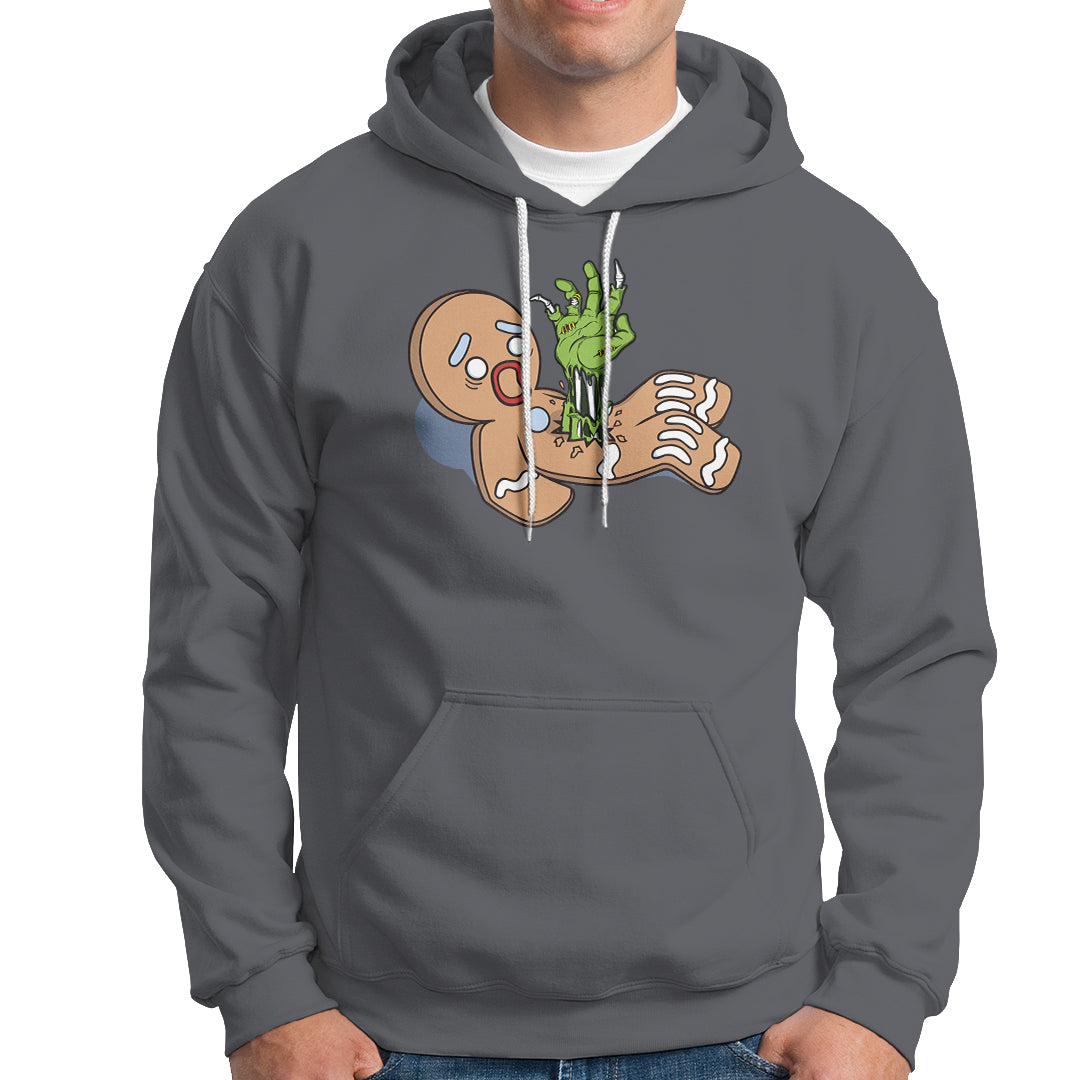 Scary Zombie Gingerbread Krampus Christmas Broken Cookie Hoodie - Wonder Print Shop