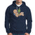Scary Zombie Gingerbread Krampus Christmas Broken Cookie Hoodie - Wonder Print Shop