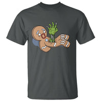 Scary Zombie Gingerbread Krampus Christmas Broken Cookie T Shirt - Wonder Print Shop