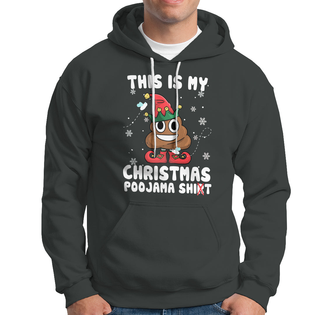 Funny Elf Poop This Is My Christmas Poojama Shirt Hoodie - Wonder Print Shop