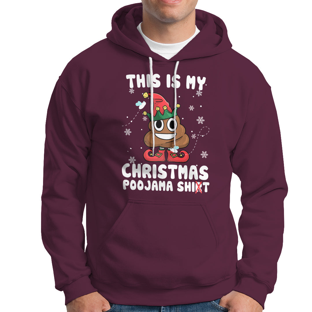Funny Elf Poop This Is My Christmas Poojama Shirt Hoodie - Wonder Print Shop