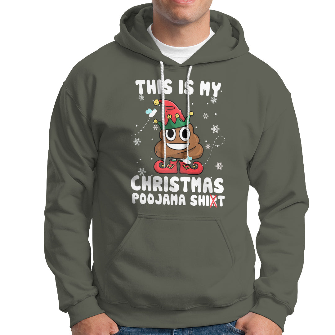 Funny Elf Poop This Is My Christmas Poojama Shirt Hoodie - Wonder Print Shop