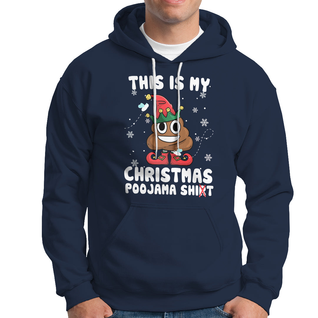 Funny Elf Poop This Is My Christmas Poojama Shirt Hoodie - Wonder Print Shop