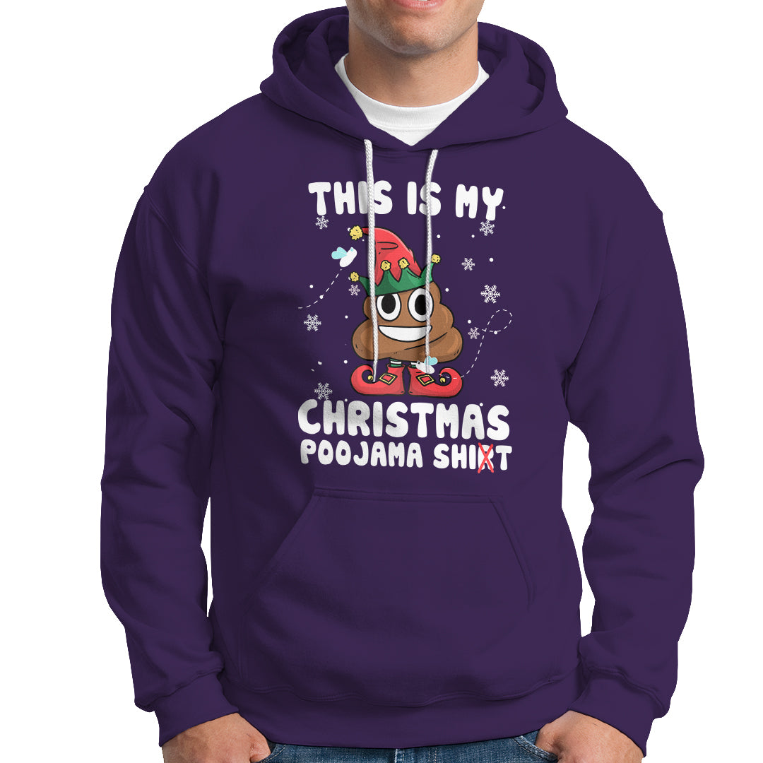 Funny Elf Poop This Is My Christmas Poojama Shirt Hoodie - Wonder Print Shop