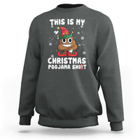 Funny Elf Poop This Is My Christmas Poojama Shirt Sweatshirt - Wonder Print Shop