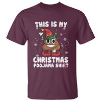 Funny Elf Poop This Is My Christmas Poojama Shirt T Shirt - Wonder Print Shop