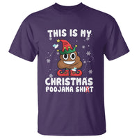 Funny Elf Poop This Is My Christmas Poojama Shirt T Shirt - Wonder Print Shop