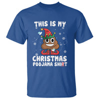 Funny Elf Poop This Is My Christmas Poojama Shirt T Shirt - Wonder Print Shop