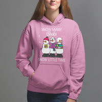 Christmas Hoodie Snow Many Books Snow Little Time Winter Bookworm - Wonder Print Shop
