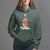 Christmas Hoodie Snowman Library Book Stack Winter Librarian - Wonder Print Shop