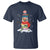 Christmas T Shirt Snowman Library Book Stack Winter Librarian - Wonder Print Shop
