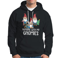 Hanging With My Gnomies Funny Christmas Garden Gnome Hoodie - Wonder Print Shop
