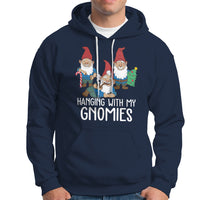 Hanging With My Gnomies Funny Christmas Garden Gnome Hoodie - Wonder Print Shop