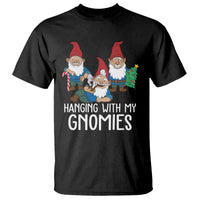 Hanging With My Gnomies Funny Christmas Garden Gnome T Shirt - Wonder Print Shop