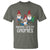 Hanging With My Gnomies Funny Christmas Garden Gnome T Shirt - Wonder Print Shop