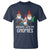 Hanging With My Gnomies Funny Christmas Garden Gnome T Shirt - Wonder Print Shop