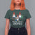 Hanging With My Gnomies Funny Christmas Garden Gnome T Shirt For Women - Wonder Print Shop