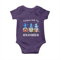 Hanging With My Gnomies Cute Xmas Gnome Baby Onesie