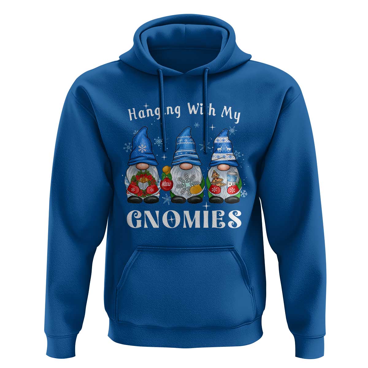 Hanging With My Gnomies Cute Xmas Gnome Hoodie