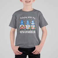 Hanging With My Gnomies Cute Xmas Gnome T Shirt For Kid - Wonder Print Shop