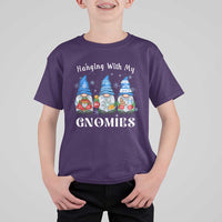 Hanging With My Gnomies Cute Xmas Gnome T Shirt For Kid - Wonder Print Shop