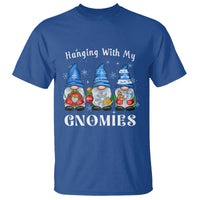 Hanging With My Gnomies Cute Xmas Gnome T Shirt - Wonder Print Shop