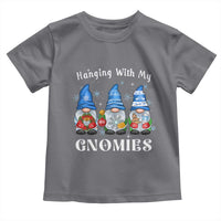 Hanging With My Gnomies Cute Xmas Gnome Toddler T Shirt
