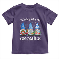 Hanging With My Gnomies Cute Xmas Gnome Toddler T Shirt