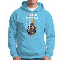 Baaah Humbug Funny Sheep Anti Christmas Lights Hoodie - Wonder Print Shop