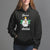 Fleece Navidad Cute Sheep Christmas Lights Hoodie - Wonder Print Shop