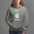 Fleece Navidad Cute Sheep Christmas Lights Hoodie - Wonder Print Shop