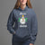 Fleece Navidad Cute Sheep Christmas Lights Hoodie - Wonder Print Shop