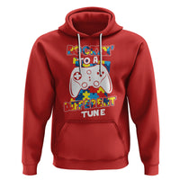 Autism Awareness Hoodie Rocking To A Different Tune Autistic Gamer - Wonder Print Shop