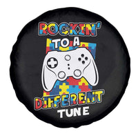 Autism Awareness Spare Tire Cover Rocking To A Different Tune Autistic Gamer
