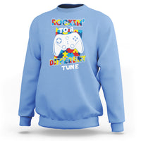 Autism Awareness Sweatshirt Rocking To A Different Tune Autistic Gamer - Wonder Print Shop