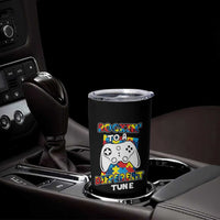 Autism Awareness Tumbler Cup Rocking To A Different Tune Autistic Gamer