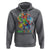 Autism Awareness Hoodie Embrace Differences Puzzle Dinosaur - Wonder Print Shop
