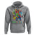 Autism Awareness Hoodie Embrace Differences Puzzle Dinosaur - Wonder Print Shop