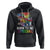 Autism Awareness Hoodie Born To Be Special Rainbow Puzzle Dinosaur - Wonder Print Shop