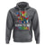 Autism Awareness Hoodie Born To Be Special Rainbow Puzzle Dinosaur - Wonder Print Shop