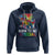 Autism Awareness Hoodie Born To Be Special Rainbow Puzzle Dinosaur - Wonder Print Shop
