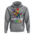 Autism Awareness Hoodie Born To Be Special Rainbow Puzzle Dinosaur - Wonder Print Shop